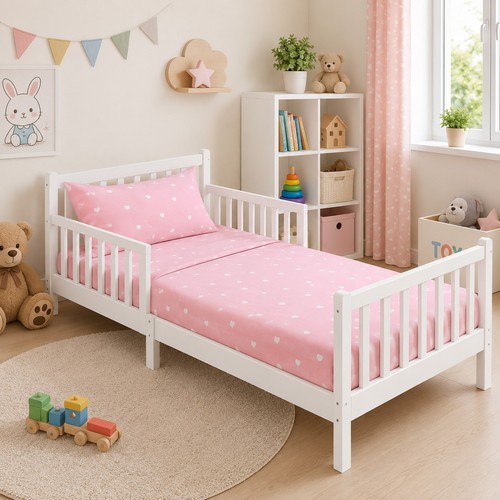 Toddler bed with - with, safety