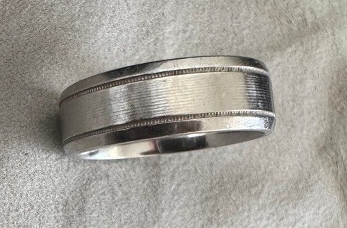 Turin palladium ring satin - palladium,