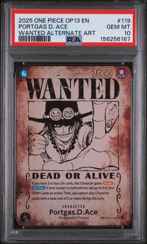 Portgas ace 119 wanted - portgas,