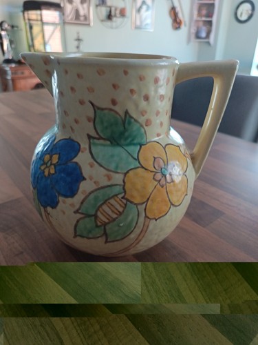 Art deco floral jug kensington - deco,
