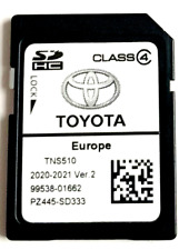 Toyota TNS510 Navigation Sat Nav SD Card (Europe 2022)