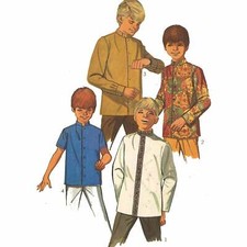 1960s Pattern, Boy's Nehru