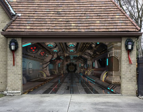 Spacecraft n326 garage - 3d,