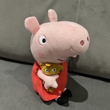 Ty Teddies, Peppa Pig with Teddy. Approx 7”