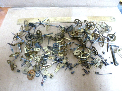 Big lot antique - lot, clock