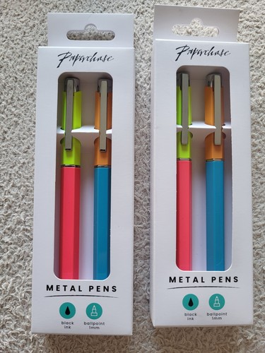 Paperchase metal pens - metal,