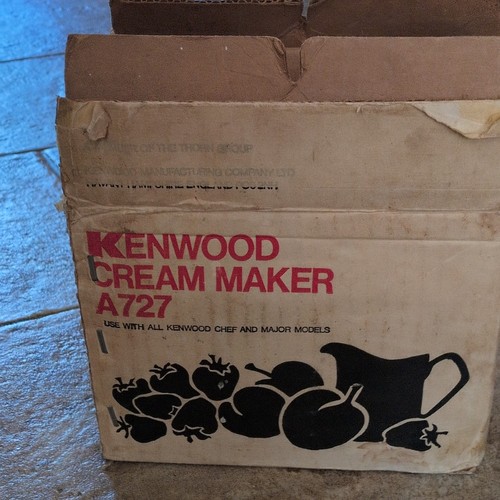 Kenwood cream maker - cream, attachment