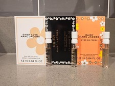 3 x Marc Jacobs Daisy Love Daisy & Ever So Fresh 1.2ml Perfume Vial Spray