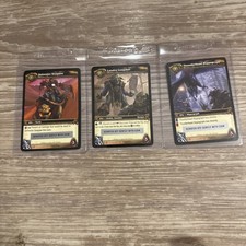 Wow Tcg Lot of 3 Loot Cards