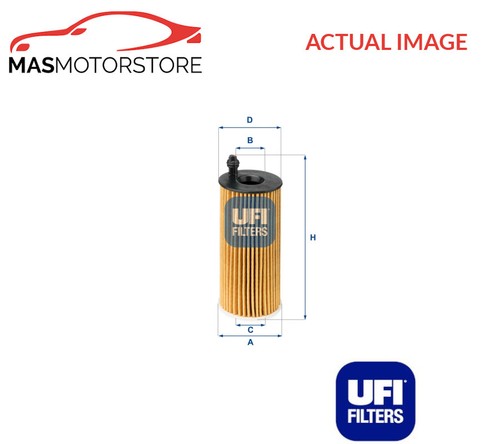 Engine oil filter ufi 2514200 - ufi,