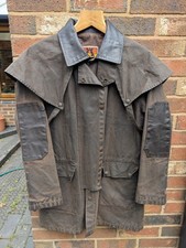 Kakadu Traders Australia Oilskin Coat Brown Wax Jacket Unisex Outback