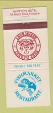 Matchbook Cover - Fishmarket