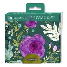 National Trust Rose Garden Note Card Wallet - Woodmansterne 8 Floral Notelets