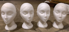 Job Lot Assorted Mannequin parts - Polystyrene Male Female Head Plastic Foot