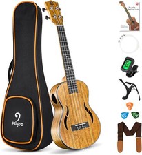 Vangoa Tenor Ukulele 26 Inches Walnut Wood Hawaii Acoustic Ukuleles Beginner Set