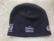 Men’s Blue Canterbury Scotland Rugby Beanie Hat One Size Excellent Condition