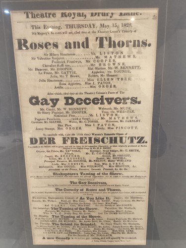Rare antique playbill poster - antique,