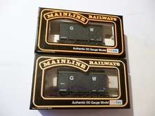 Lot x 2 Mainline Railway Models: 12 Ton Mogo GWR 37430 + 12T Vent Van GWR 937414