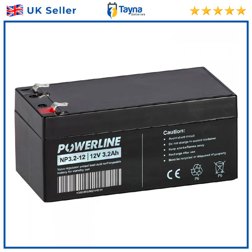 Powerline 12v 2ah - 12v, 3.2ah