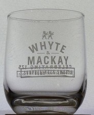 Whyte and Mackay Whisky Celebrating 175 Surprisingly Smooth Years Ltd Ed Glass