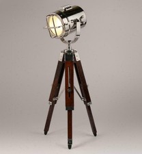 Vintage Silver Tripod Table
