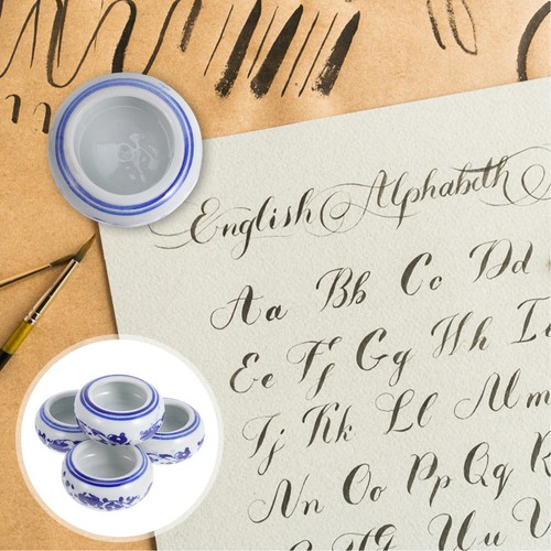 Pcs ceramic ink bowls brush - pcs,