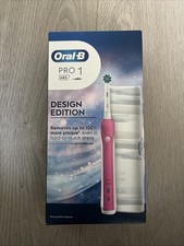 Oral-B Pro 680 Rechargeable Electric 3D Toothbrush with Travel Case - Pink/White