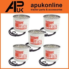 5x Fleetguard Fuel Filter Set