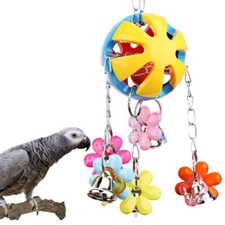 New Ballspike Bird Toy Parrot cage Toys Cages African Grey Conure Cockatoo