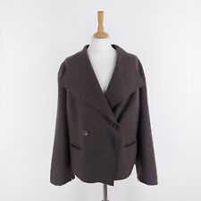 Oska Size UK 14-16 III Regular Brown Moessmer 100% Virgin Boiled Wool Jacket
