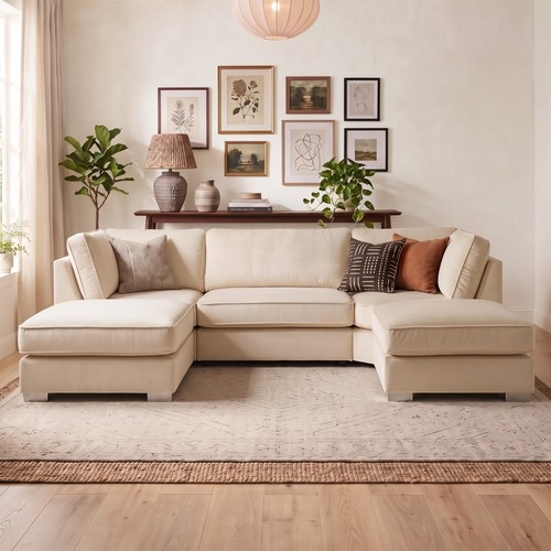 Bishop shape large sofa - sofa, &