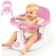 Baby Bath Seat Non-Slip Soft Toddler Bath Chair 6 Months Plus with Suction Cups