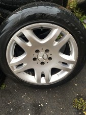 MERCEDES S CLASS W220AND VITO SET OF  ALLOY WHEELS  WITH 17" TYRES