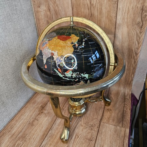 Gemstone world globe - world,