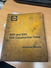BSA Workshop Manual for 500