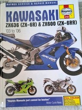 HAYNES 4742 SERVICE REPAIR MANUAL KAWASAKI ZX636 ZX600 03-06 ZX-6R ZX-6RR ZX 636