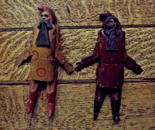 2 ANTIQUE ,HAND MADE, WOODEN