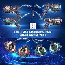 Rechargeable Laser Tag Guns