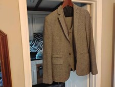 asos 3 piece mens tweed suit