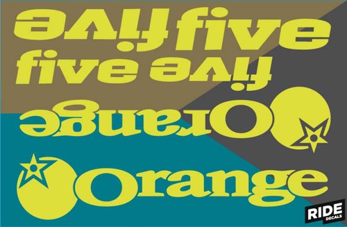 Orange five frame - orange, //