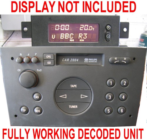 Vauxhall car 2004 radio - 2004,