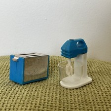 Rare Sindy Doll Accessories “Cook in Time” 1976 Toaster & Food Mixer Pedigree