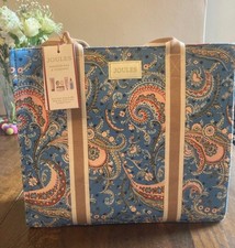 Joules Paisley Print Weekend Beach Holiday Bag Gift Bag with toiletries  