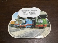 THOMAS THE TANK ENGINE GOOD MORNING SAID THOMAS TO HIS FRIENDS DOOR/WALL STICKER