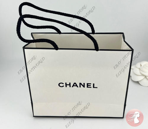 Chanel small gift bag white - chanel,