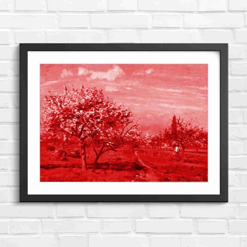 Blooming orchard trees - trees, spring
