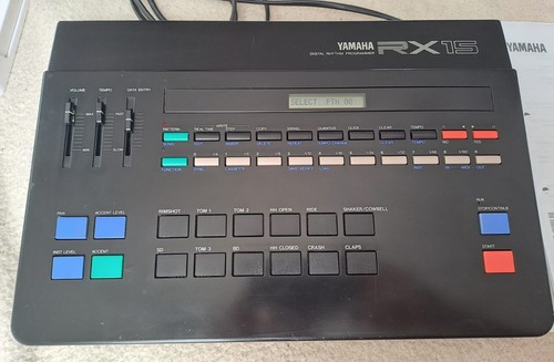 Yamaha drum machine in - rx-15,