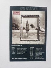 Oasis Original Mail Out Promotional Postcard Wonderwall