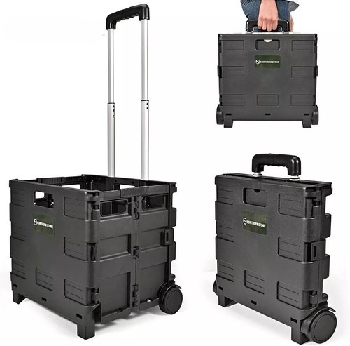 Folding shopping trolley - shopping, cart
