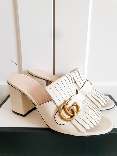 Gucci marmont white - gg,